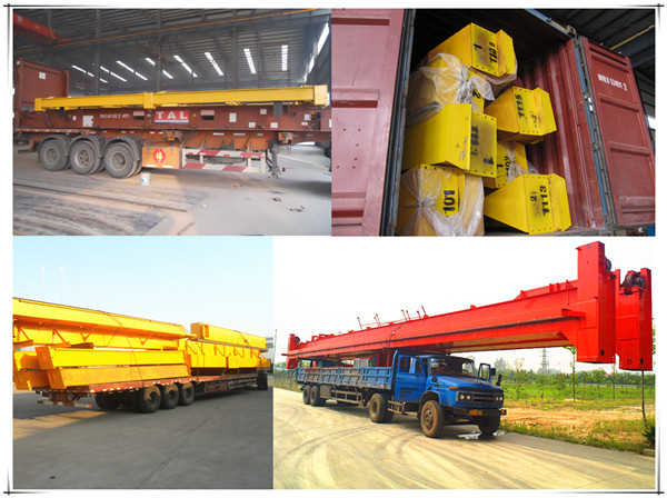 YT BMH model electric hoist single beam Semi gantry crane