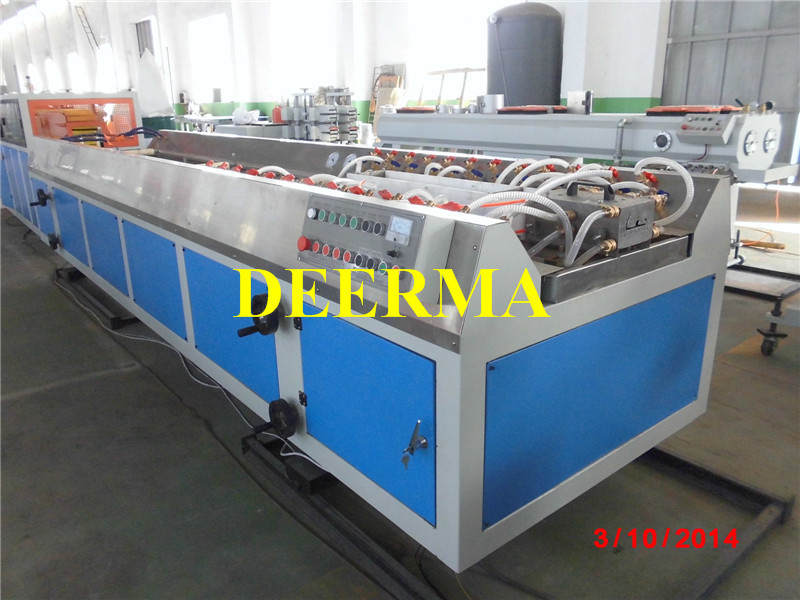 1-15 m/min PVC Cable Trunking Profile Making Machine with Co-rotating Twin Screw Type