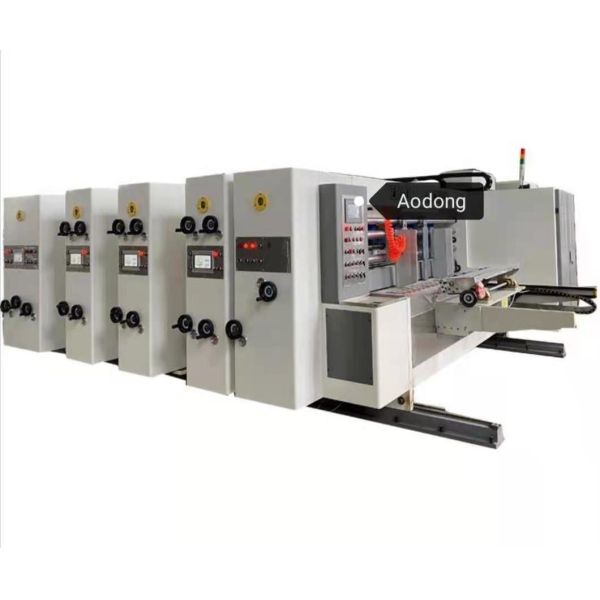 Carton Flexo Printing Slotting Die Cutting Machine 200 Pieces/Min With Stacker