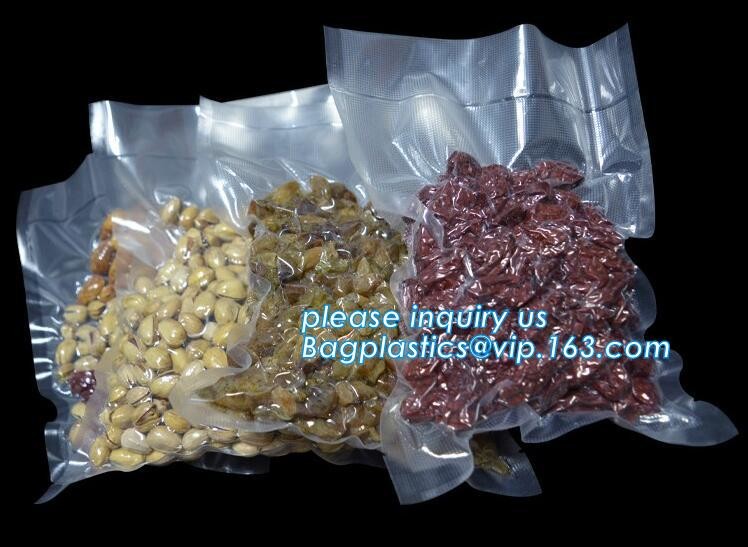 vacuum heat sealing bag Embossed Vaccum Compressed Bag Recyclable Plastic Vacuum Sealer Bags For Food Reusable Food Vacu