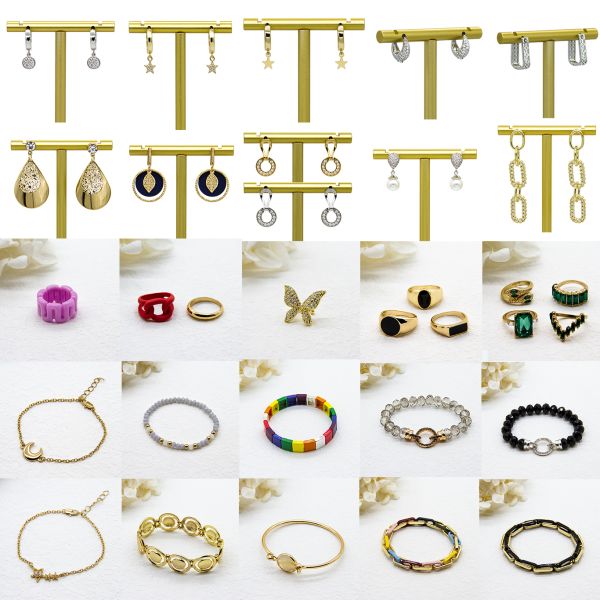 Minimalist Ladies 18k Stainless Steel Earring Jewelry Square Geometric Shape Earrings