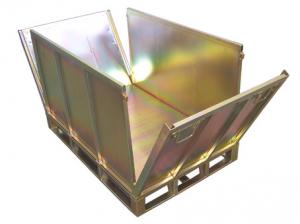 Quality Warehouse Metal Storage Bins-storage metal folding container wholesale