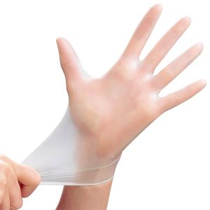 Non Medical Food Grade Powder Free Disposable Vinyl Gloves