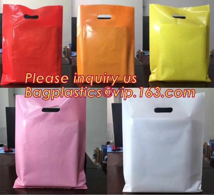 CLEAR FROSTED SOFT LOOP SHOPPER BAG,Soft Loop Handle Plastic Bag OEM Plastic Bagbiodegradable retail shopping bags pack