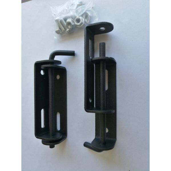 Silver Zinc Plated Swivel Bed Frame Hinge Bracket for Metal Headboard Hooks Conversion