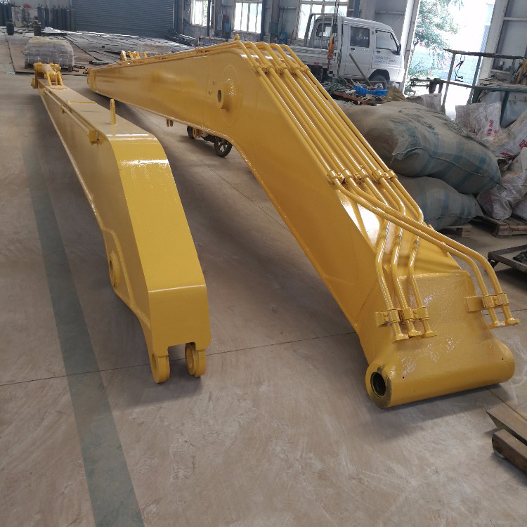 Customized Three-Section Boom Demolition Arm Extension Boom T Telescopic Long Reach Arm Bucket Used For Excavator