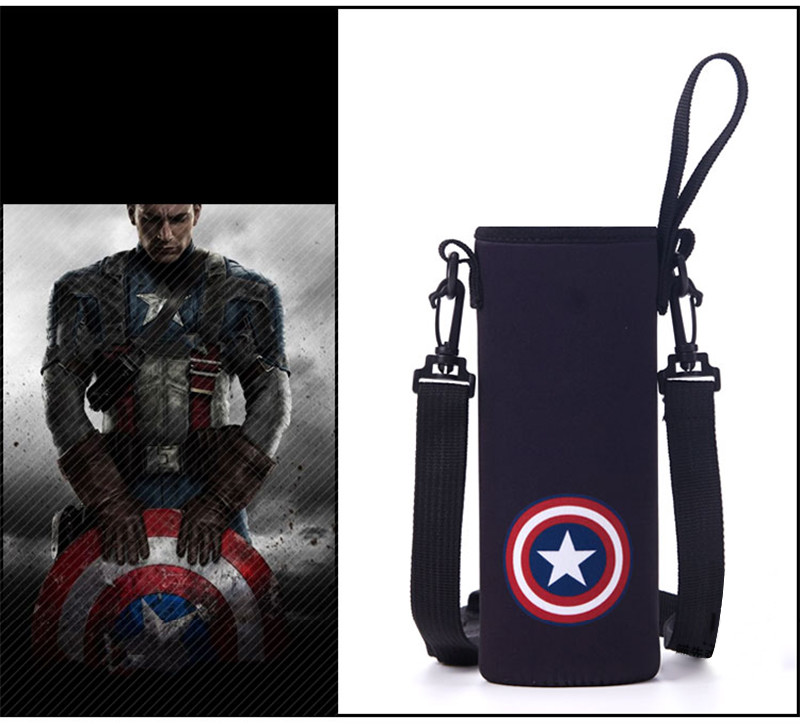 Reusable 13.5CM Height Neoprene Glass Water Bottle Sleeve