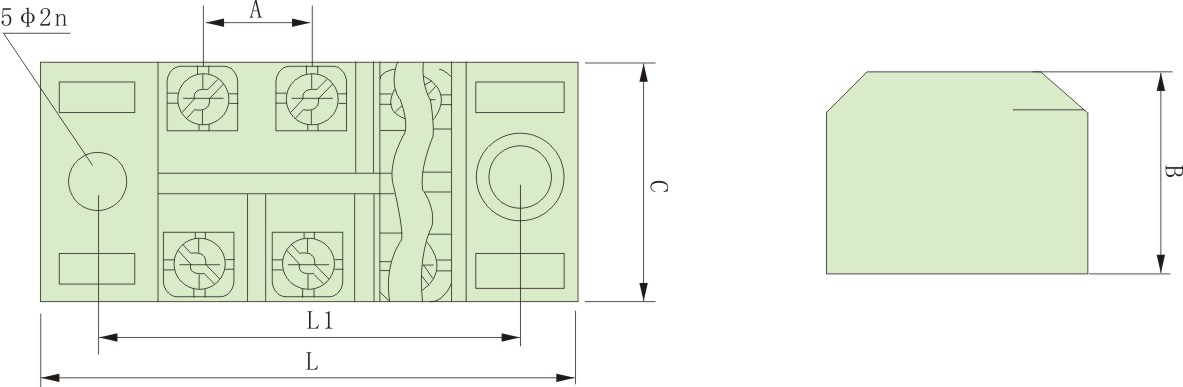 TC series screw terminal block/terminal board