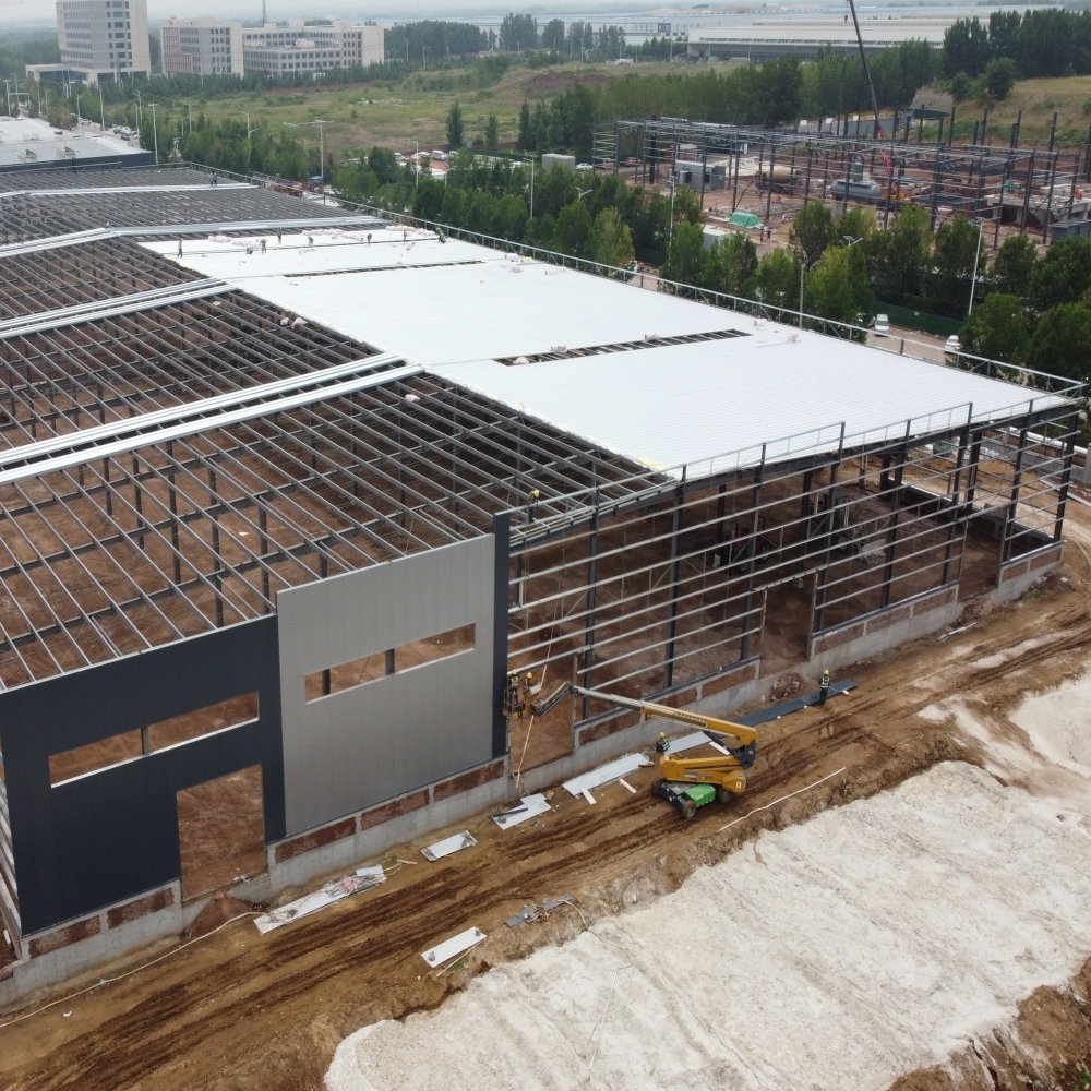 Quality Q235B Light Steel Structure Warehouse with H Steel Frame wholesale