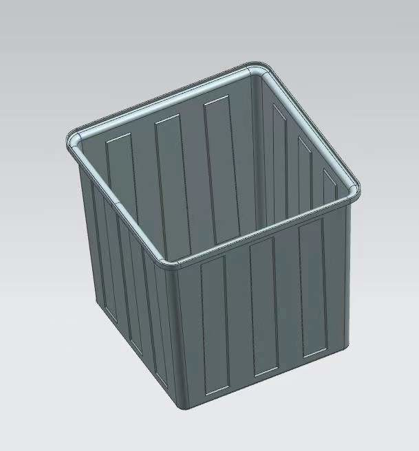 Four hundred twenty liters of square box mold for making plastic products