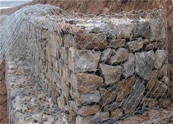 Type Woven 2.7mm Hexagonal Gabion Mesh 2m*1m*1m