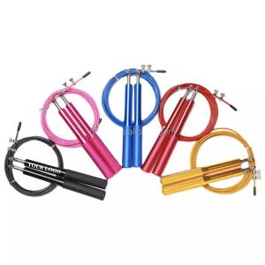 Quality Wholesale Custom Logo Training Fintness Accessories Aluminum Jump Rope plastic jump rope wholesale