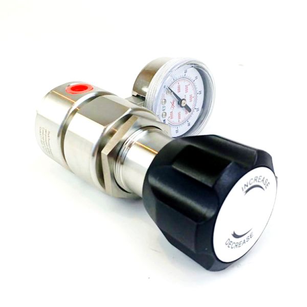 High Pressure CO2 Gas Pressure Regulator Dual Stage CGA 330