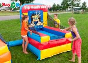 Quality Inflatable Ball Game Children Playground Baseball Batting Cage Inflatable Sports Games wholesale