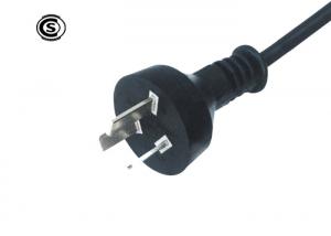 China IRAM Argentina 3 Pin TV Power Cable , AC Line Cord  With PVC / Rubber Jacket on sale
