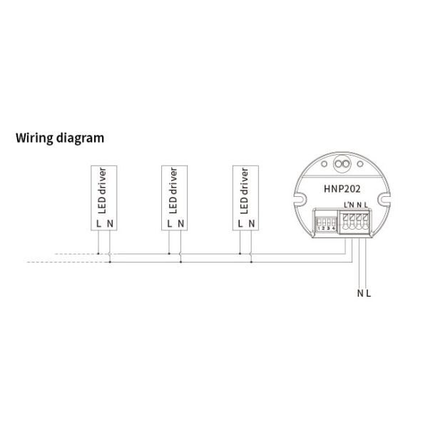 IP20 RC Daylight Sensor Switch HNP202 AC Input 220v Input On Off