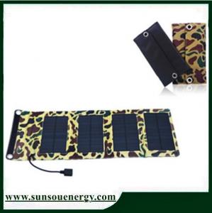 China 7w folding solar panel charger kits price, high quality portable solar panel charger for digital devices on sale