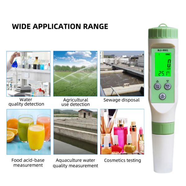 Multifunctional Bluetooth PH Meter LCD Display Water Tds Tester