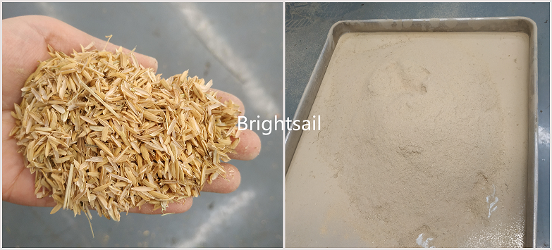 Ss304 Rice Husk Capacity 700kg/H Powder Grinder Machine