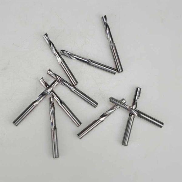 Carbide Single Edge Spiral Milling Cutter Wood CNC End Mill Left Turn Single Edge Engraving Milling Cutter