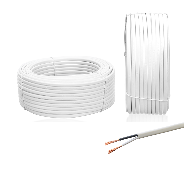 VDE Listed H03vvh2-f H05vvh2-f Flat Power Cable 300/500V 2 Core Oxygen-free Copper Wire 0.5 0.75 1 Mm2 Electric Wires