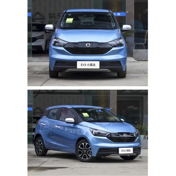 JMEV EV3 Pure Electric High Speed 100Km/h 4 Four Wheel Electric Vehicle 0km Best Used Car with 2390mm Wheel Base 2023