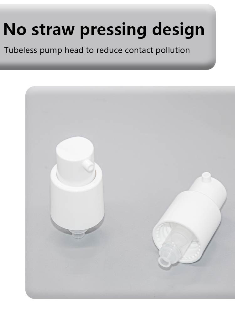15ml 30ml 50ml Wood Grain Over Cap PP Airless Bottle Packaging With Water Transfer Printing