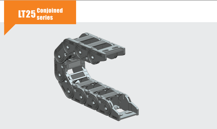Nylon Semi Enclosed Cable Chain 25x57 25x103 R55