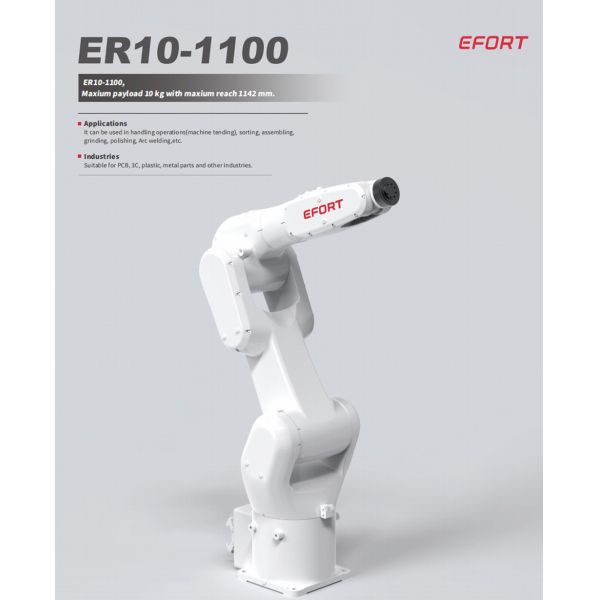 Desktop Robot In Handling Operations Machine Tending Sorting Assembling Grinding Polishing For PCB 3C Plastic ER10-1100