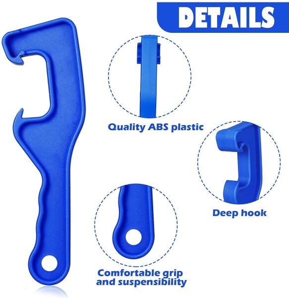 Cheap Plastic Nylon Bucket Lid Wrench , 19.5cm 5 Gallon Bucket Wrench for sale