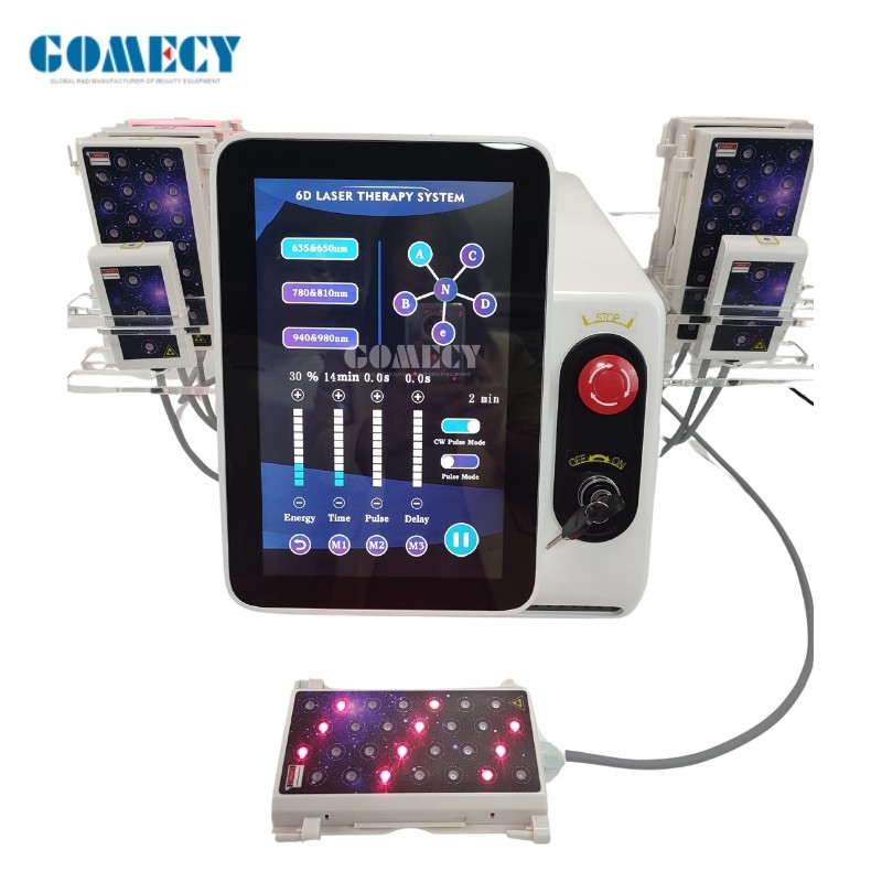 Non-invasive Fat Removal 6D Laser 532nm Laser Cellulite Removal Body Slimming 635nm Red Light 6d Lipo Laser Machine