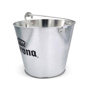 Quality Tinplate Popcorn Tin Bucket Custom Galvanized Metal Beer Bucket For Bar wholesale