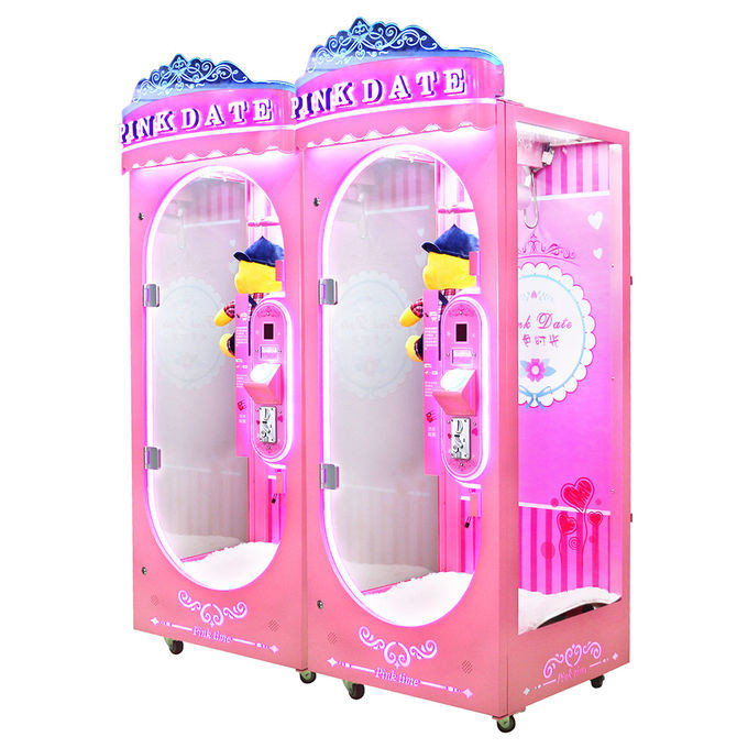 Single Prize Coin Operated Lottery Doll Vending Machine