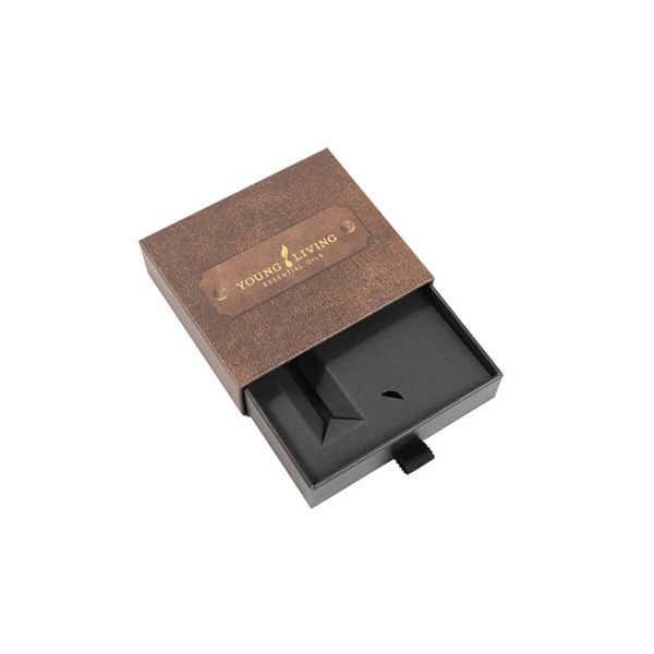 Side Pull Portable Cosmetic Packaging Box Hot Stamping For Essential Oil