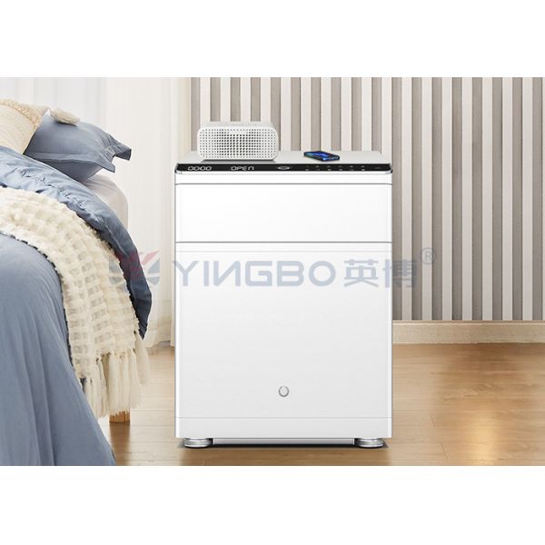 Solid Steel Fingerprint Lock Smart Box Safe With Auto Open Fingerprint Lock Safe