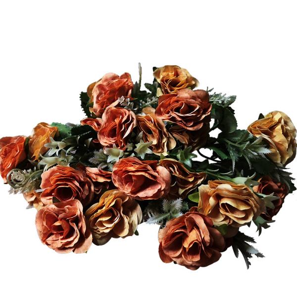 Fabric Artificial Hydrangea Rose Dining Room Desktop TV Cabinet Flower