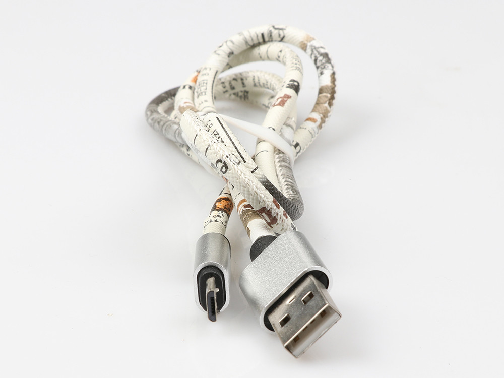 2018 For iPhone android Universal mobile phone leather usb cable charging High quality fast charging speed