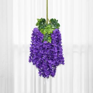 Quality Outdoor Artificial Flower Vine Plastic Orchid Vine Hanging Flower wholesale