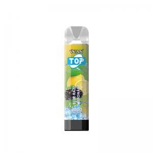 China Juice Liquid Disposable E Cigarette Electronic Vape Pen 4000 Puff Mesh Coil on sale