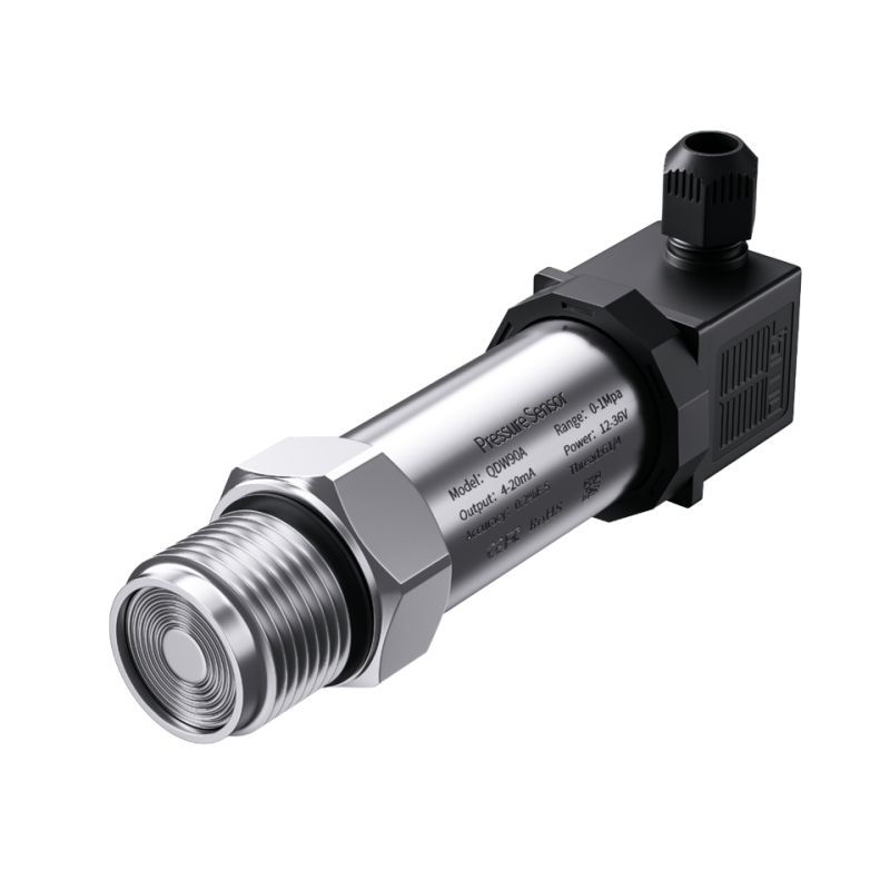 Small DC24V Hydraulic Pressure Transmitter 600bar Flat Diaphragm 4-20mA 0-10V RS485 M20*1.5 600bar Flat Diaphragm Pressure