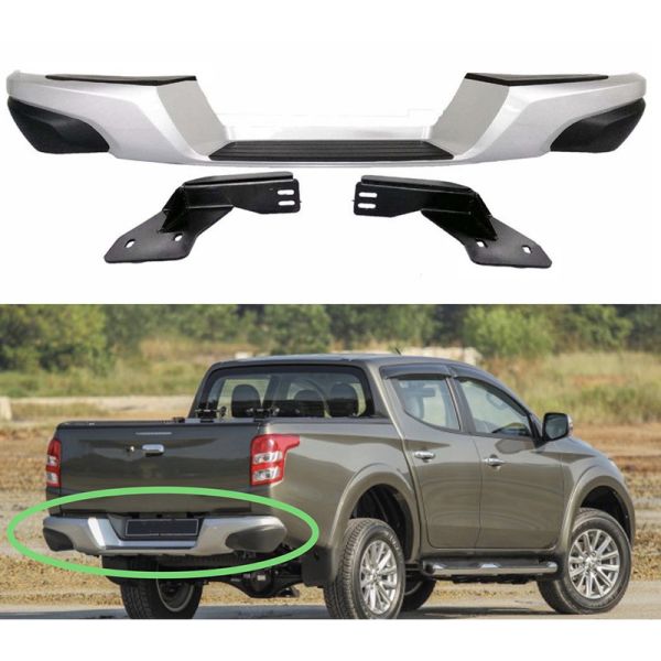 ABS Plastic 4x4 Rear Bumper Guard For Mitsubishi Triton L200 2015+