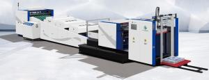 China Corrugated Paper UV Spot Laminator Coating Machine 1050mm  9000Sheets Per Hour on sale