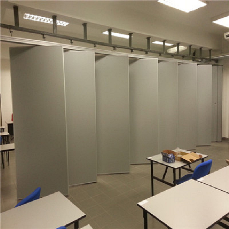 Acoustic Movable Type -65 Top Hanging Track Folding Partition Walls For Multi - Function Room