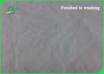 Natural Washable Uncoated Kraft Paper Fabric 0.3mm - 0.8mm Thickness For Tote