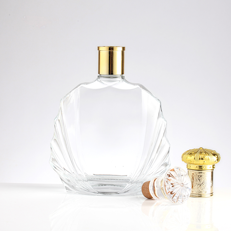 Customized Color Glass Bottles for Beverage Industrial Whisky Gin Brandy 500ml 750ml