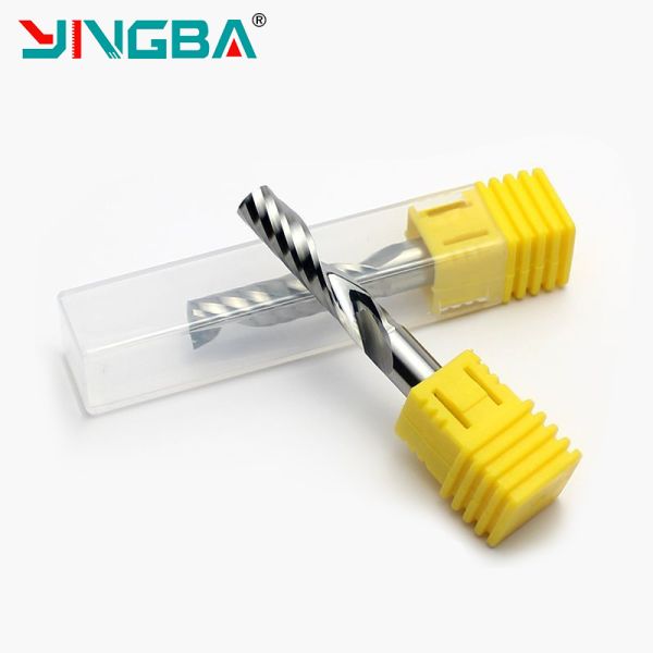 3.175 MDF Cnc Router Bits Single Flute 4mm Trim Router Bits Cutting Tool