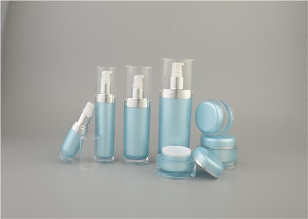 Oval Shape Acrylic Lotion Bottle Plastic Cosmetic Packaging Shangyu Plastic