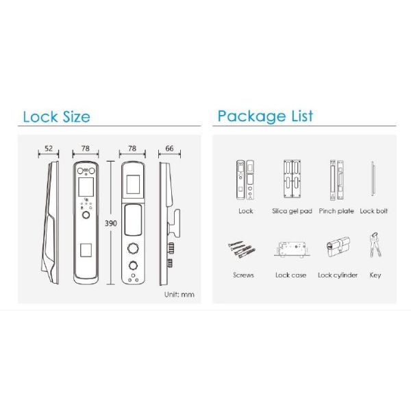 No Contact Fingerprint Door Lock Palm Face Recognition
