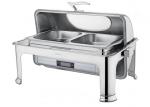 Large Stainless Steel Cookwares , Digital Display Electric Chafing Dish With