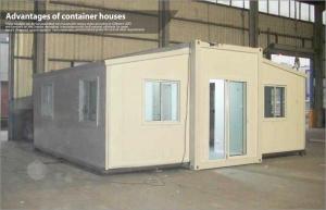 Extended Foldable Storage Container House With Glass Sliding Door